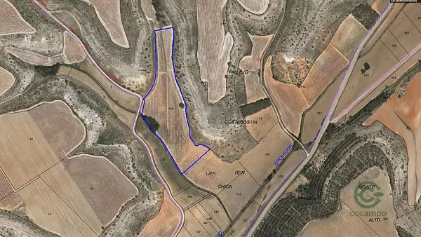 Finca agrícola de 3,86 ha en venta en Burgos
