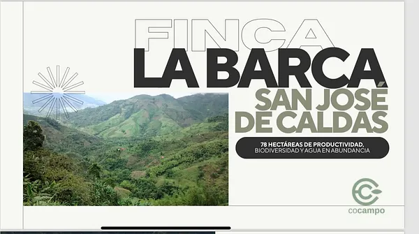 Finca agrícola de 76 ha en venta en Caldas