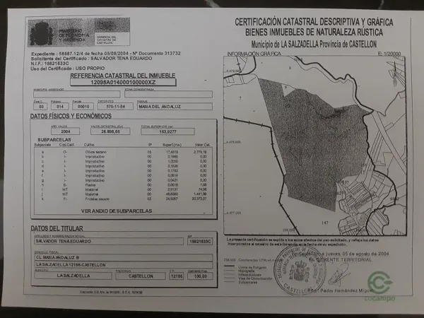 Finca rústica de 200 ha en venta en Valencia