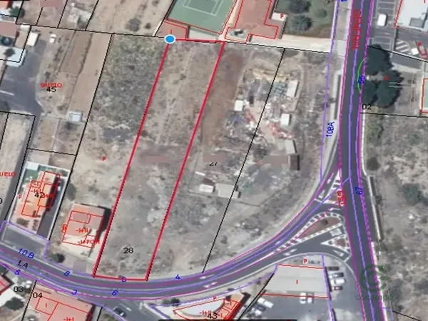 Terreno urbano de 0,16 ha en venta en Santa cruz de tenerife
