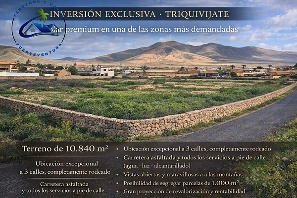 Terreno urbano de 1,084 ha en venta en Fuerteventura, Las palmas