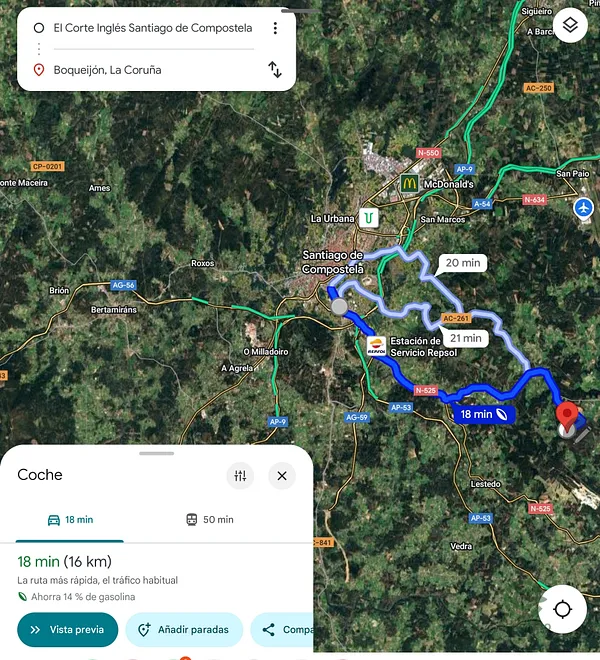 Finca rústica de 6,21 ha en venta en La coruña