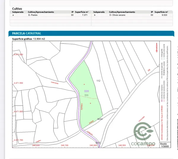 Finca agrícola de 1 ha en venta en Castellón