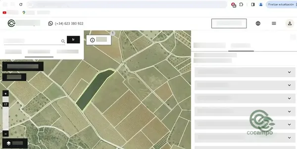 Finca agrícola de 6,31 ha en venta en Valencia