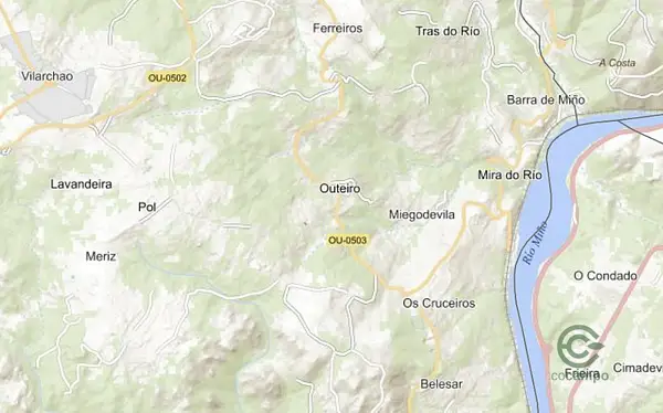 Finca rústica de 5 ha en venta en Orense