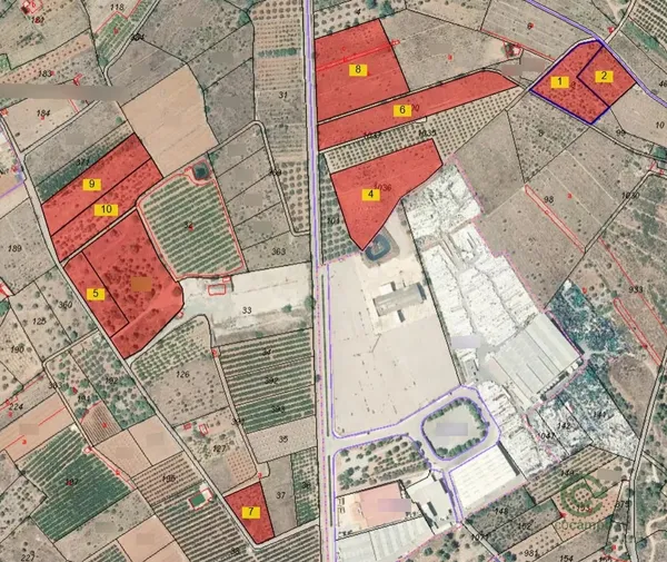Finca agrícola de 0,6847 ha en venta en Valencia